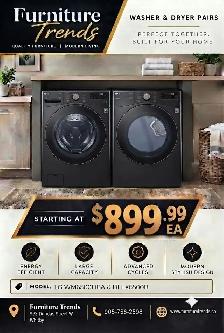 LG Washer and Dryer Pairs