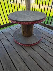 Wooden Spool Table - Photo 2
