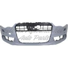 Audi A6 2012-2015 Bumper Front W/Sensor/Wash Hole Without S - Photo 2