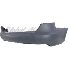 Audi A4 2009-2012 Bumper Rear Without Sensor Hole Primed - Photo 2