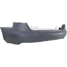 Audi A4 2009-2012 Bumper Rear Without Sensor Hole Primed - Photo 3