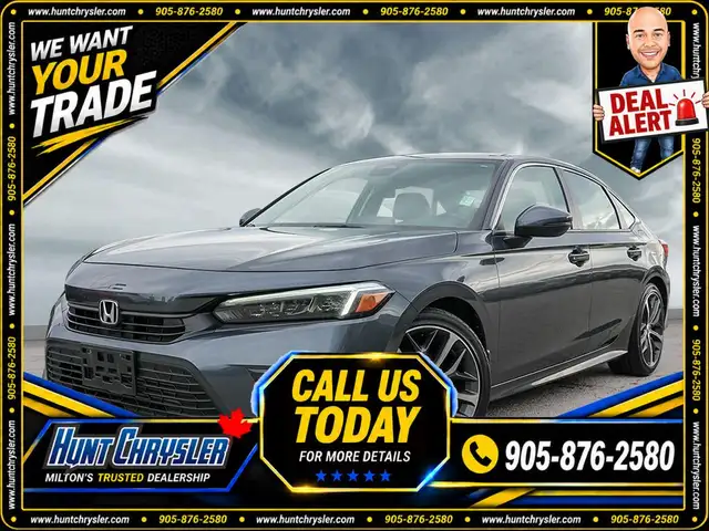 2022 Honda Civic Sedan TOURING | LEATHER | HTD STS | HTD STR | S