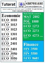 Tutorat privé Economie Finance Stat à partir de 35$ l'heure. - Photo 4