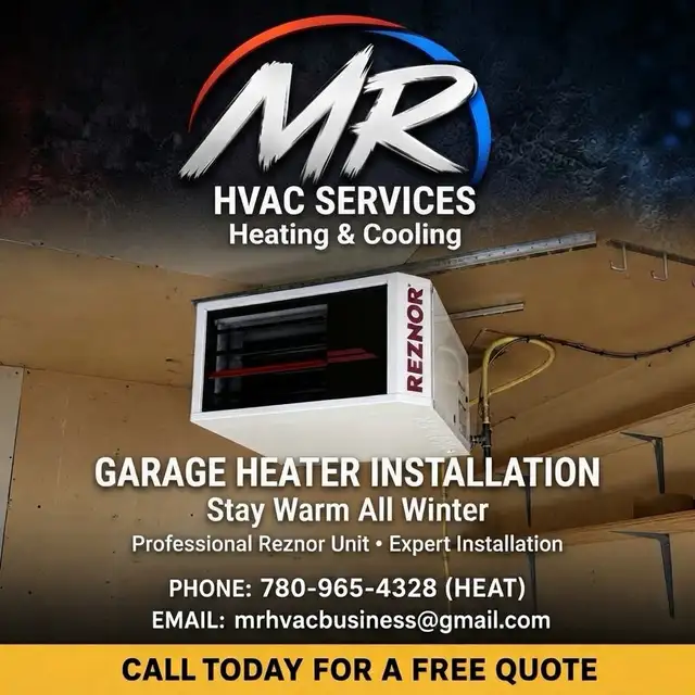 GARAGE HEATER INSTALLATION & REPLACEMENT – MR HVAC