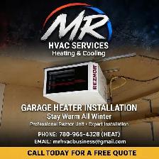 GARAGE HEATER INSTALLATION & REPLACEMENT – MR HVAC