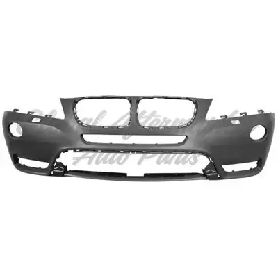 Bmw X3 2011-2014 Bumper Front Primed W/Head Lamp Washer Without