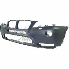 Bmw X3 2011-2014 Bumper Front Primed W/Head Lamp Washer Without - Photo 2