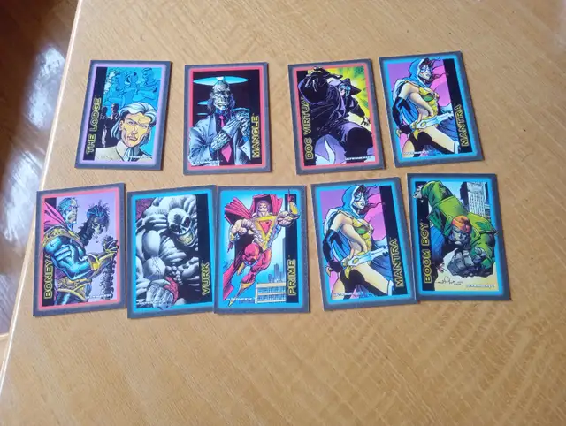 Carte 1993 Sky Box Ultraverse 9 cartes (150926-608)