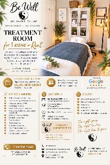 Professional Treatment Room for Rent | Established Wellness