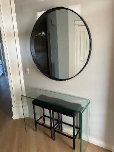 Table Mirror Chairs