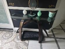 Glass Top Console Table - Photo 2