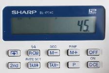 Sharp Model EL-1701C Tabulator machine with 7 rolls of paper - Photo 2