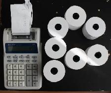 Sharp Model EL-1701C Tabulator machine with 7 rolls of paper - Photo 6
