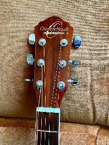 Oscar Schmidt Acoustic Electric Guitar w/ Case - Photo 9