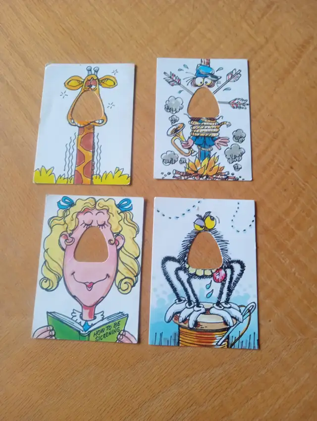 Carte 1989 Candy Snoots Nose Kids 4 cartes (150926-410)