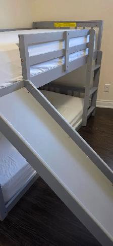 Kids Twin Bunk Bed with Slide – Like New – $250 – Moving Sale - Photo 4