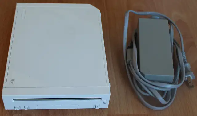 Nintendo WII RVL-001 white console only.