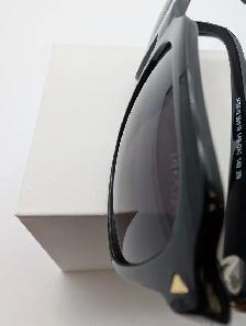 (B6729) Prada SPR 81Q 1AB-0A7 Black Square Sunglasses with Case - Photo 8