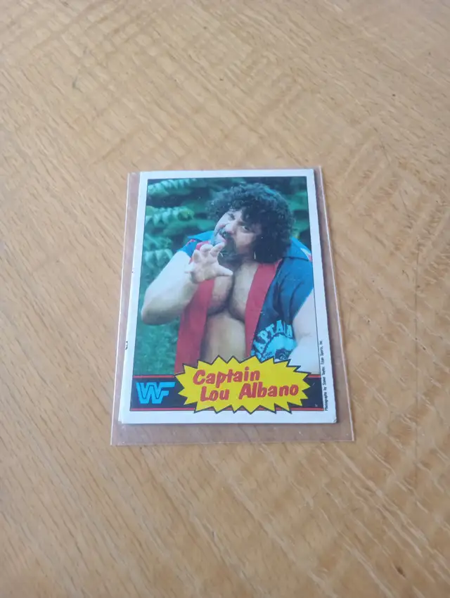Carte Lutte 1985  O-P-C  Cap Lou Albano, Junkyard Dog 150926-646