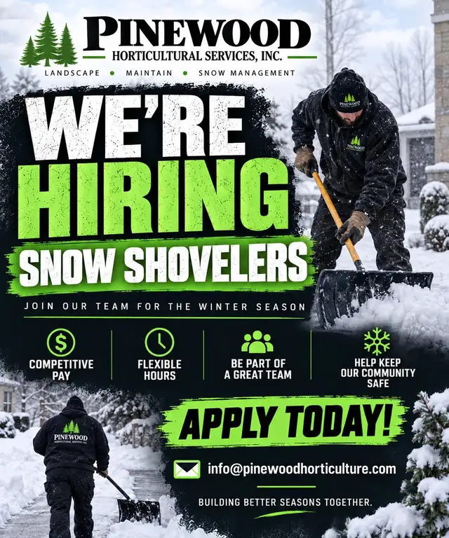 Snow Shoveler Positions Available