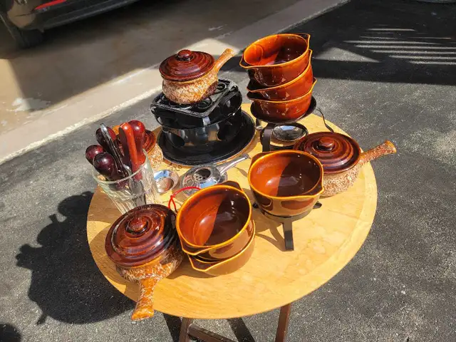 Vintage style Lazy Susan set