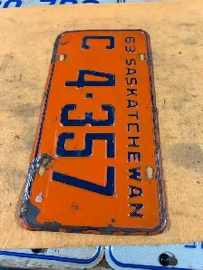1963 C license plate - Photo 3