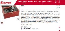 STARRETT  Micrometer set  from 0' to 6'