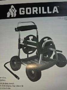 GORILLA GRC-250G Aluminum Heavy-Duty Hose Reel Cart Assembled
