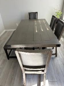 Dining Table Set with 4 Chairs and Bench – $1,100 - Photo 5