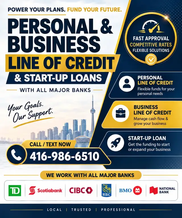 Personal / Business Loans and Line of Credit