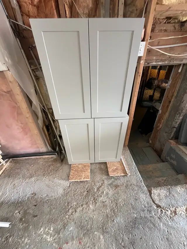 Two cabinets