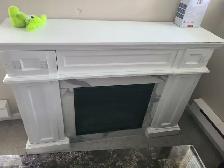 Canadian Tire electric CANVAS fireplace