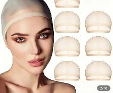 Pack of 50 Super thin beige hair nets for wigs! - Photo 2