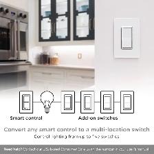 Enbrighten Add-On Switch QuickFit and SimpleWire, In-Wall Rocker - Photo 3