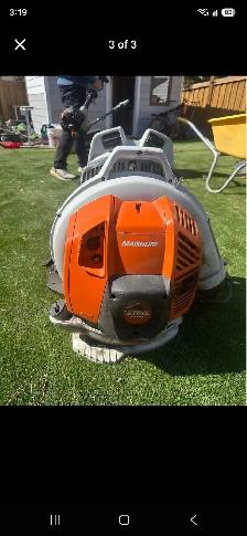 Stihl br800 back pack blower