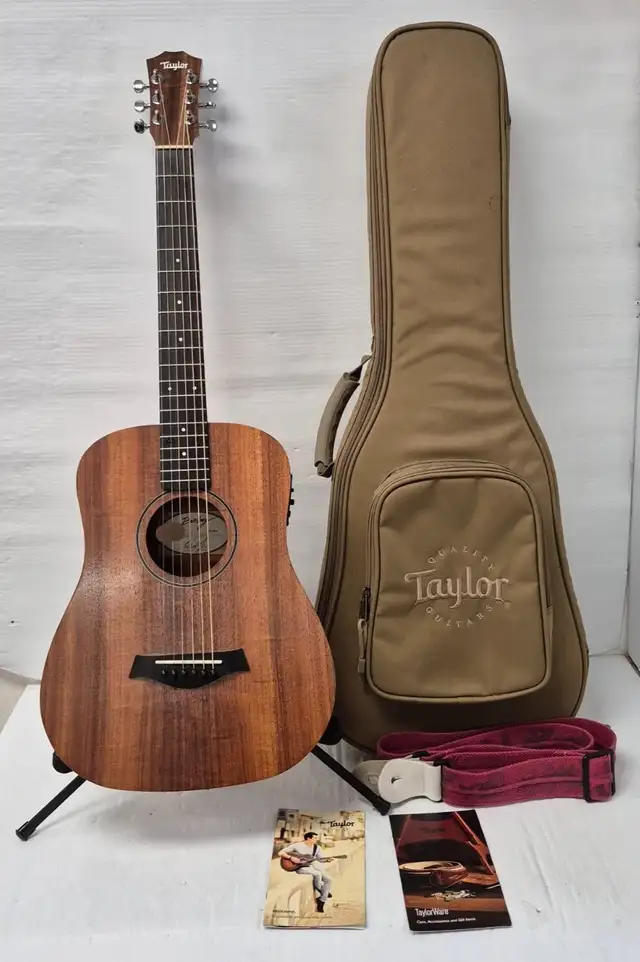 (N9748608) Baby Taylor BTE-Koa Acoustic Guitar Left Handed
