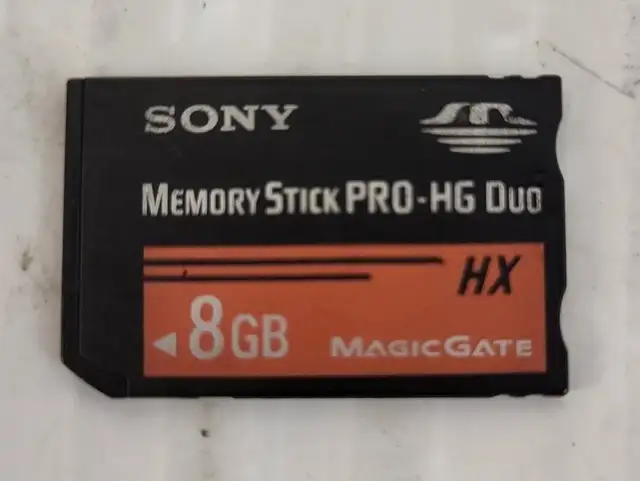(N9748537) Sony Pro-HG Duo Magic Gate Memory Stick - 8GB