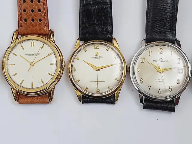 IWC 18K GOLD, UNIVERSALE 18K GOLD FOR SALE-À VENDRE