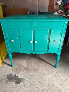 Cabinet From An Antique Record Player