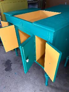 Cabinet From An Antique Record Player - Photo 2