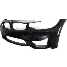 Bmw M4 2015-2020 Bumper Front Primed Ptm Without Head Lamp - Photo 3