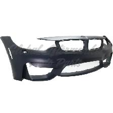 Bmw M4 2015-2020 Bumper Front Primed Ptm With Head Lamp Washer - Photo 2