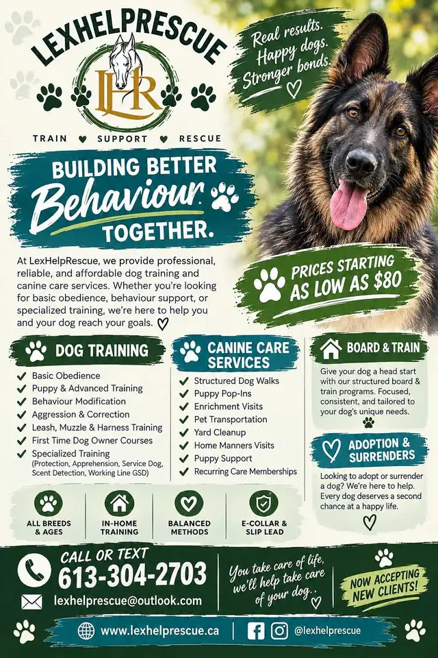 mobile canine services