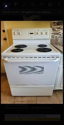 Cuisinière et Frigo