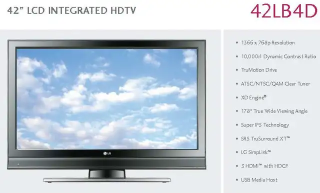 42 inch LCD Television with Remote