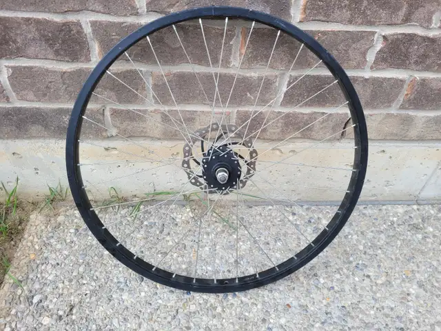 26' front wheel with disc brake
