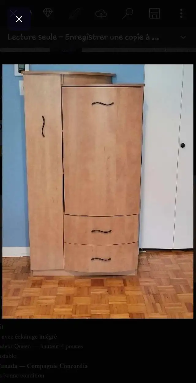 mobilier de chambre