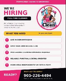 looking for a cleaning job