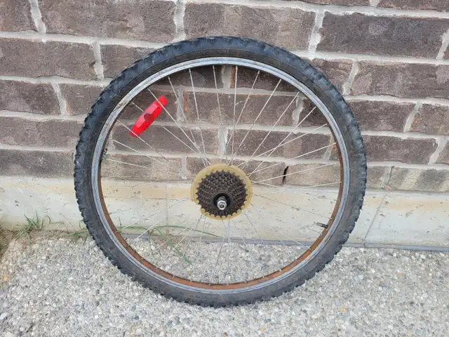 26' 7 speed back wheel with tire