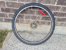 26' 7 speed back wheel with tire - Photo 2